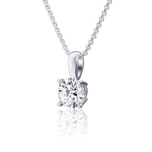 Celestine Diamond Necklace pet fur jewelry