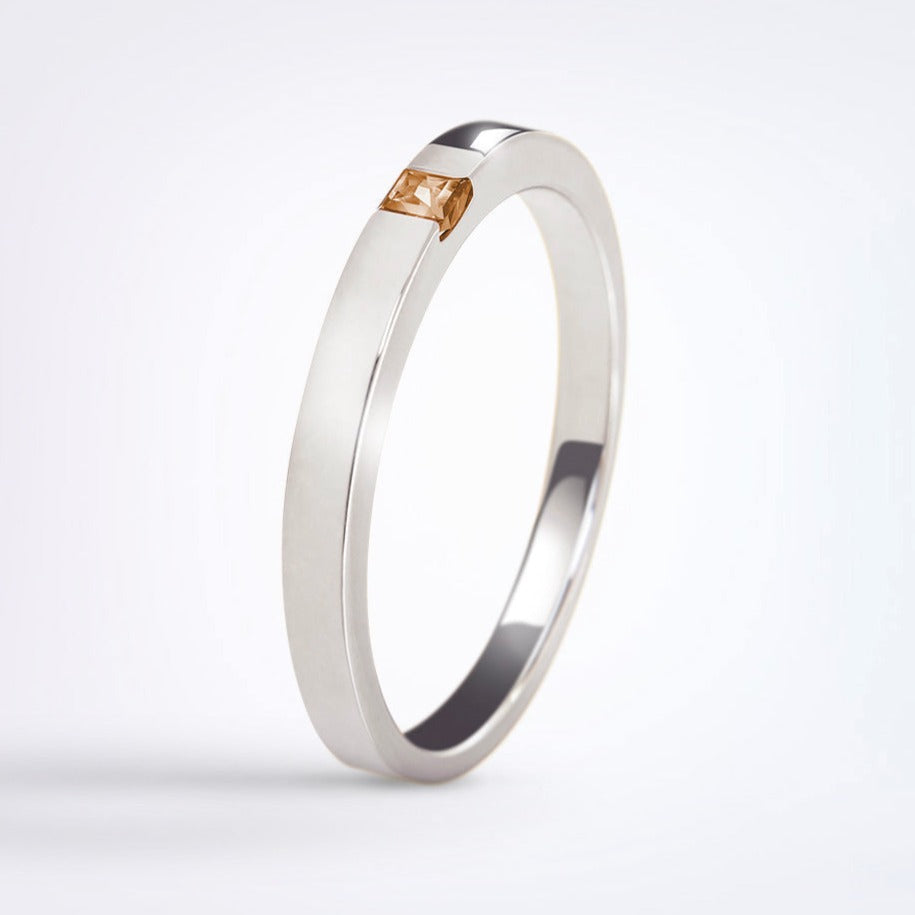 Timeless Natural White Gold Ring 